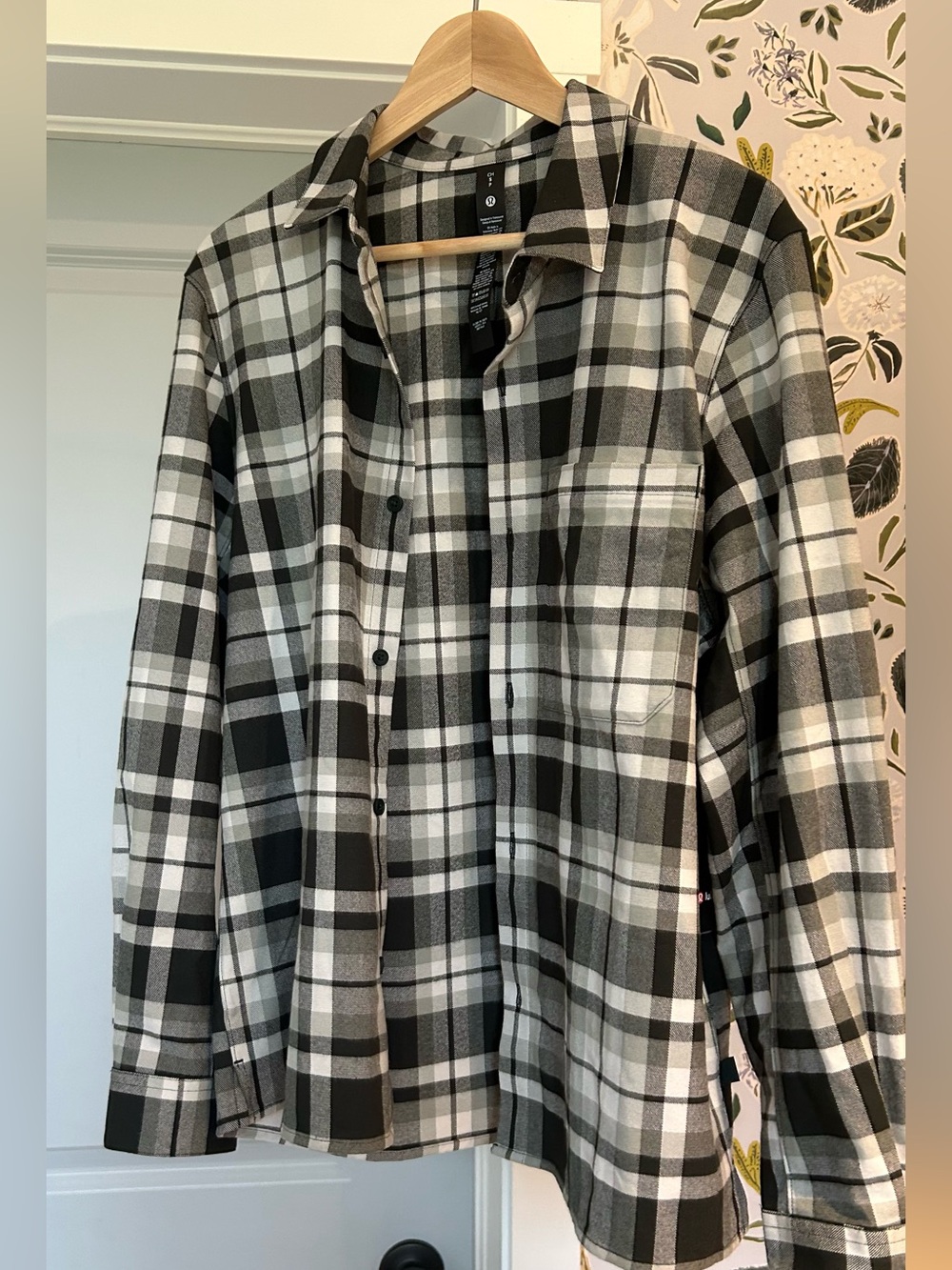 NWT Lululemon Brushed Woven Plaid Shirt